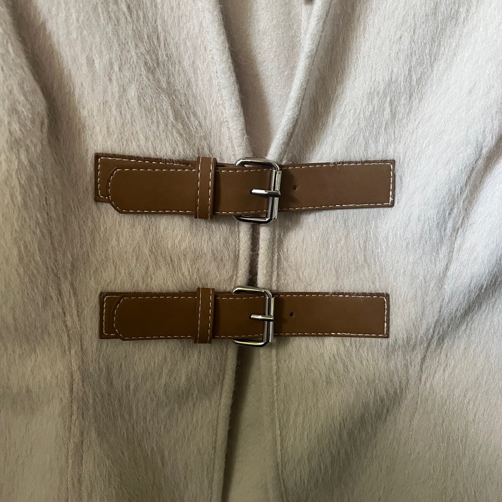 ZARA BELTED SOFT CARDIGAN SWEATER JACKET (XS) - Picture 8 of 9